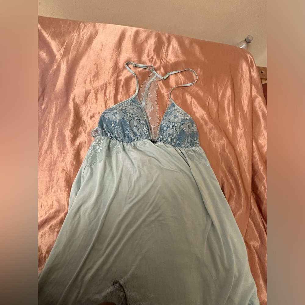 Victoria Secret BLUE SLIP DRESS